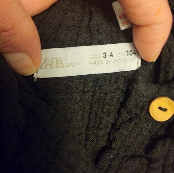 Zara Baby Cheesecloth button top - Picture 5 of 5